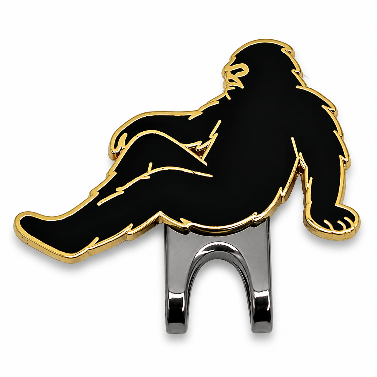 Black Bigfoot hat clip on hat brim